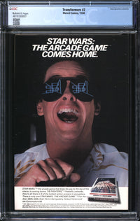 Transformers (1984) # 2 CGC 9.4 NM