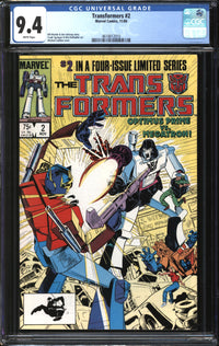 Transformers (1984) # 2 CGC 9.4 NM