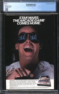 Transformers (1984) # 2 CGC 9.4 NM