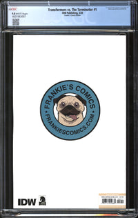 Transformers Vs. The Terminator (2020) #1 Frankie's Comics Edition CGC 9.8 NM/MT