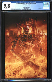Transformers Vs. The Terminator (2020) #1 Frankie's Comics Edition CGC 9.8 NM/MT