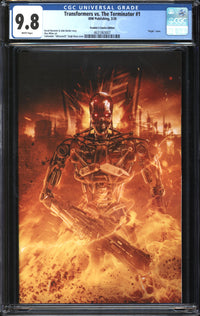 Transformers Vs. The Terminator (2020) #1 Frankie's Comics Edition CGC 9.8 NM/MT