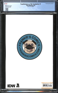 Transformers Vs. The Terminator (2020) #1 Frankie's Comics Edition CGC 9.8 NM/MT