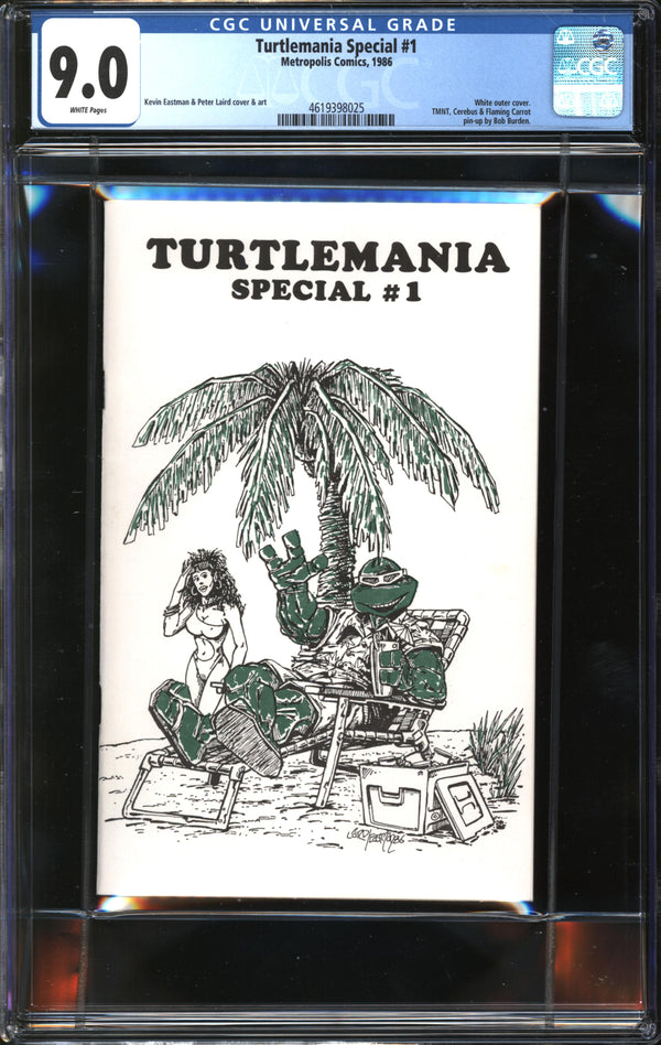 Turtlemania Special (1986) #1 CGC 9.0 VF/NM