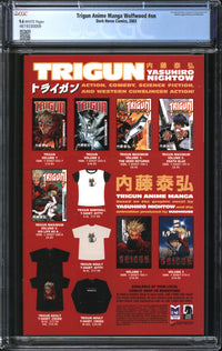 Trigun Anime Manga Wolfwood (2003) #1 CGC 9.6 NM+