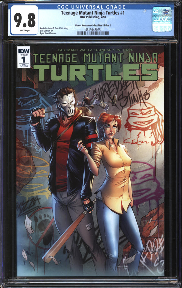 Teenage Mutant Ninja Turtles (2018) #1 Planet Awesome Collectibles Edition E CGC 9.8 NM/MT