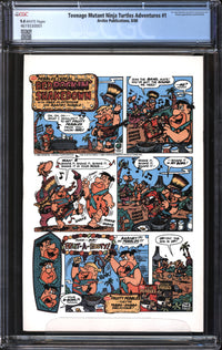 Teenage Mutant Ninja Turtles Adventures (1988) #1 CGC 9.4 NM