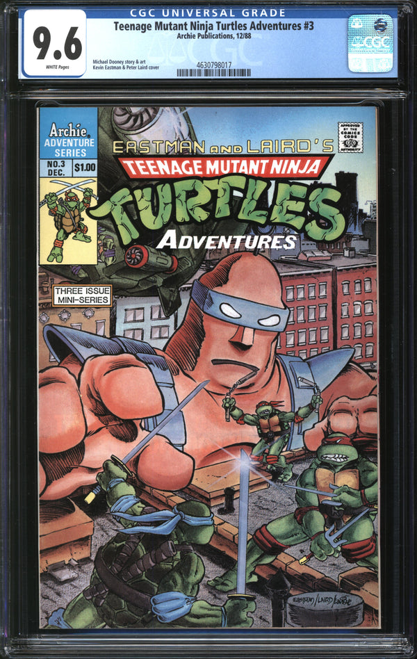 Teenage Mutant Ninja Turtles Adventures (1988) #3 CGC 9.6 NM+