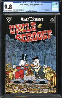Walt Disney's Uncle Scrooge (1986) #219 CGC 9.8 NM/MT