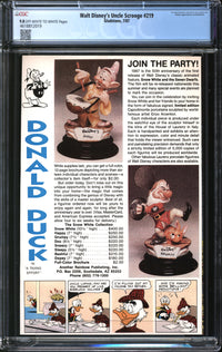 Walt Disney's Uncle Scrooge (1986) #219 CGC 9.8 NM/MT