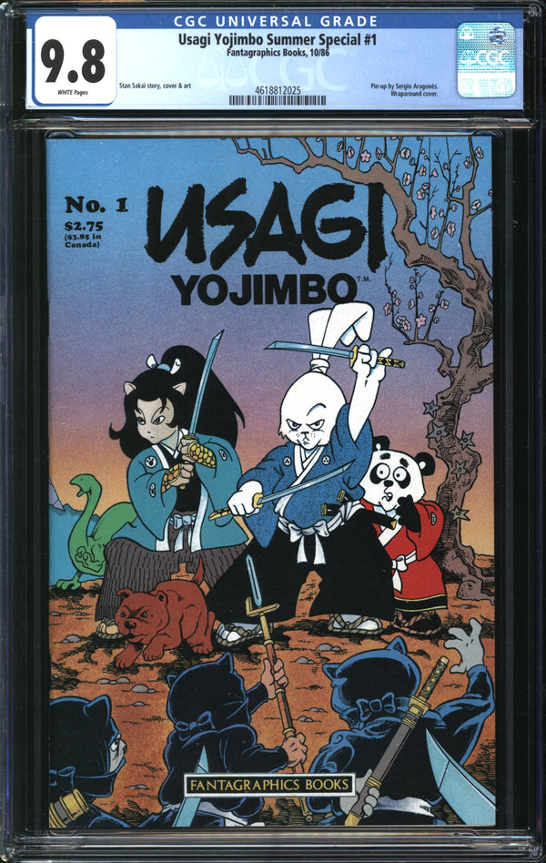 Usagi Yojimbo Summer Special (1986) #1 CGC 9.8 NM/MT
