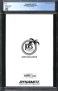 Vampirella (2017) #11 Natali Sanders KRS Comics Virgin Edition CGC 9.8 NM/MT