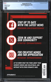 Vampirella (2025) #1 Greg Land Variant Cover T CGC 9.8 NM/MT