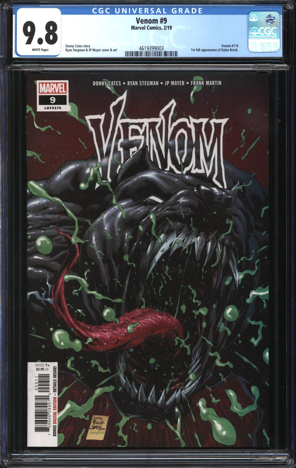 Venom (2018) #9 CGC 9.8 NM/MT