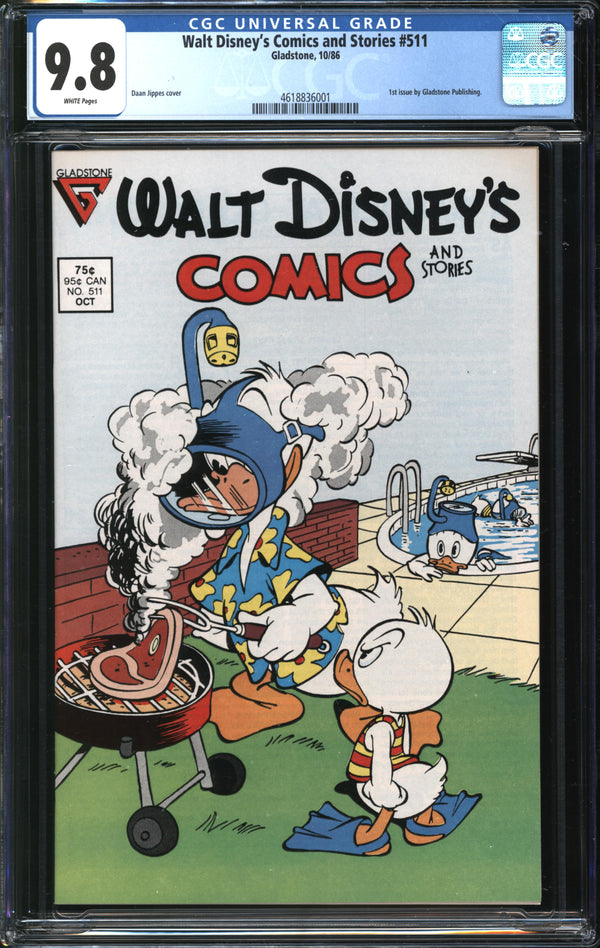 Walt Disney's Comics And Stories (1940) #511 CGC 9.8 NM/MT