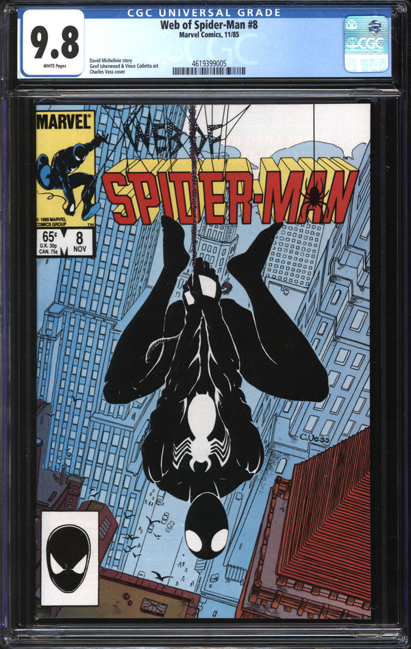 Web Of Spider-Man (1985) #  8 CGC 9.8 NM/MT