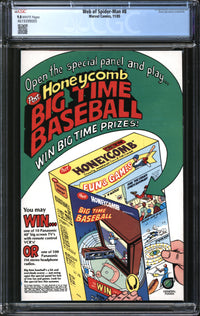 Web Of Spider-Man (1985) #  8 CGC 9.8 NM/MT