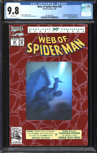 Web Of Spider-Man (1985) # 90 CGC 9.8 NM/MT
