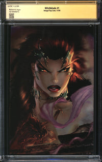 Witchblade (1995) # 1 CGC x JSA Signature Series 9.4 NM Signed J.D. Smith, Michael Turner, David Wohl & Christina Z