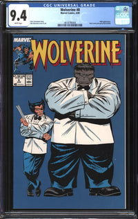 Wolverine (1988) #  8 CGC 9.4 NM