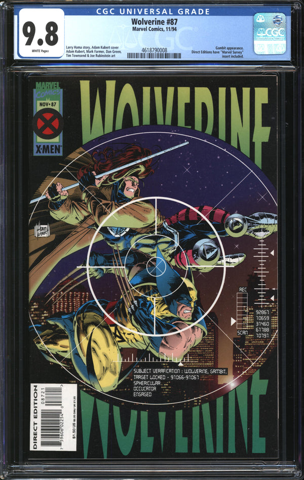 Wolverine (1988) # 87 CGC 9.8 NM/MT
