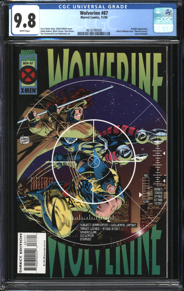 Wolverine (1988) # 87 CGC 9.8 NM/MT