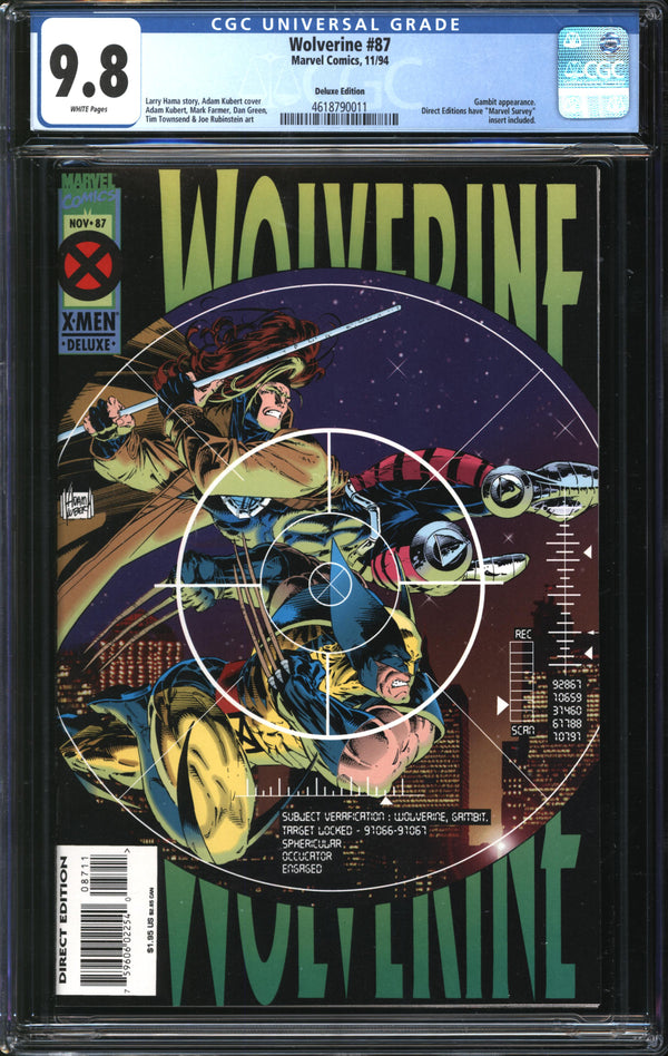 Wolverine (1988) # 87 Deluxe Edition CGC 9.8 NM/MT