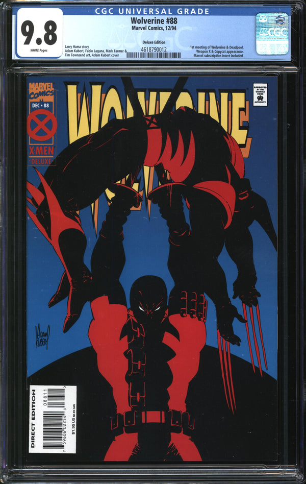Wolverine (1988) # 88 Deluxe Edition CGC 9.8 NM/MT