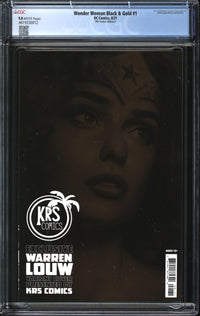 Wonder Woman Black & Gold (2021) #1 Warren Louw KRS Comics Edition A CGC 9.8 NM/MT