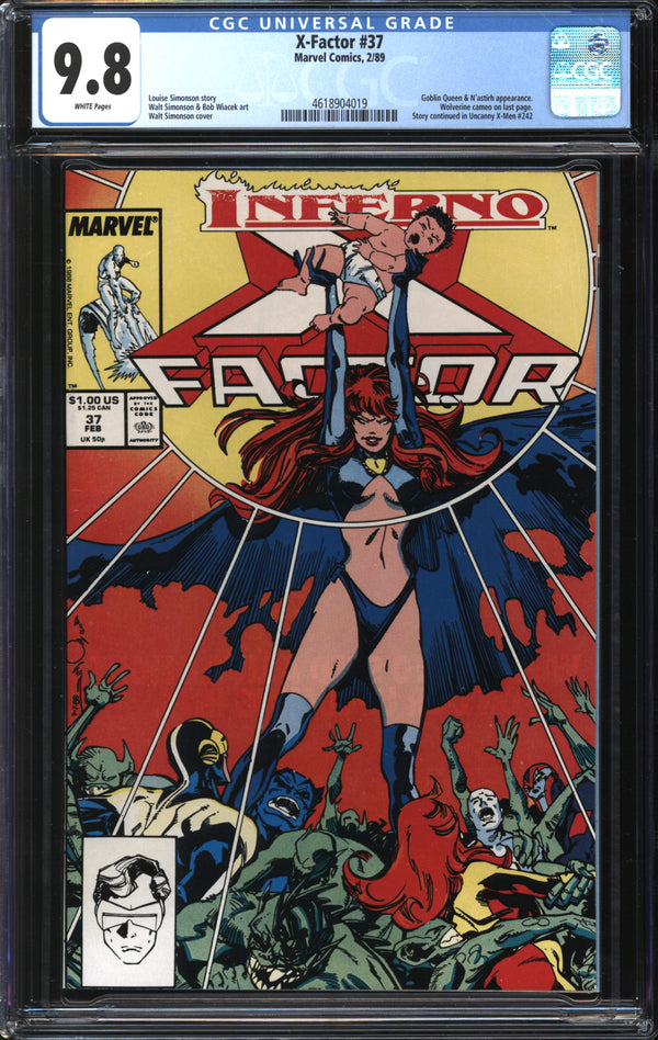 X-Factor (1986) #37 CGC 9.8 NM/MT