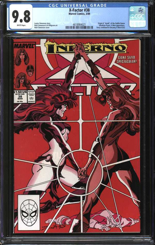 X-Factor (1986) #38 CGC 9.8 NM/MT