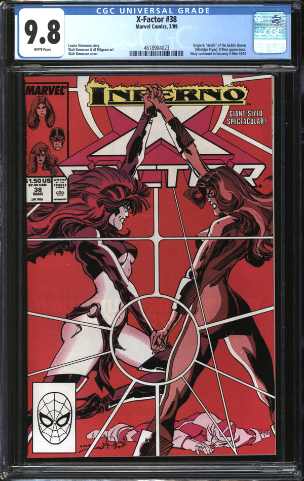 X-Factor (1986) #38 CGC 9.8 NM/MT