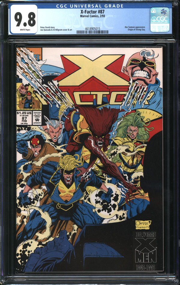 X-Factor (1986) #87 CGC 9.8 NM/MT