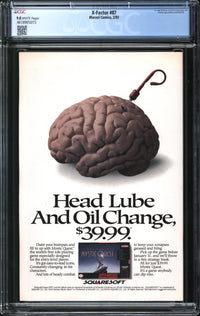 X-Factor (1986) #87 CGC 9.8 NM/MT