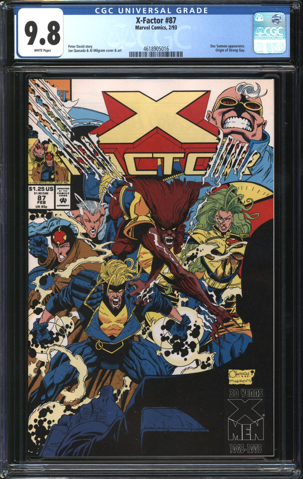 X-Factor (1986) #87 CGC 9.8 NM/MT