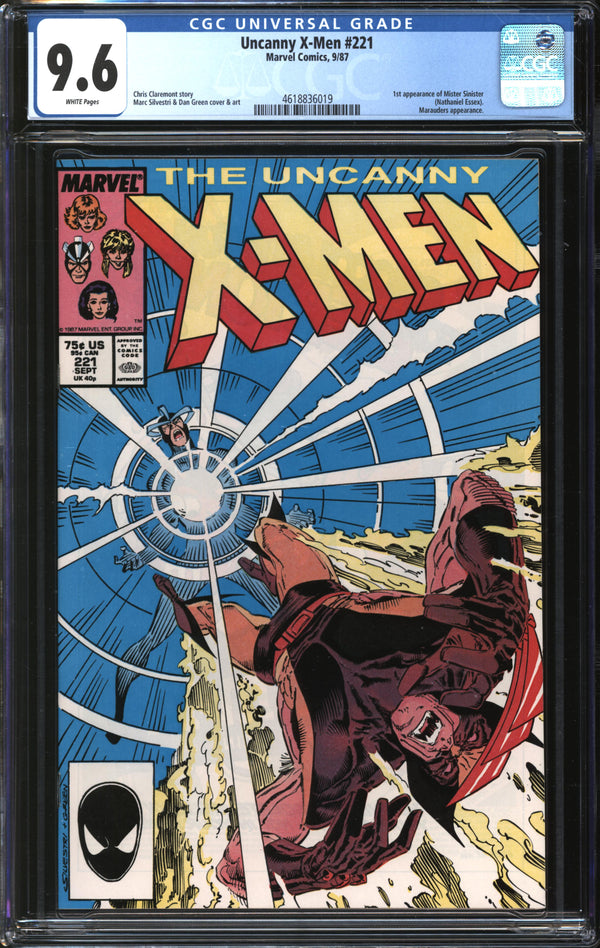 Uncanny X-Men (1981) #221 CGC 9.6 NM+