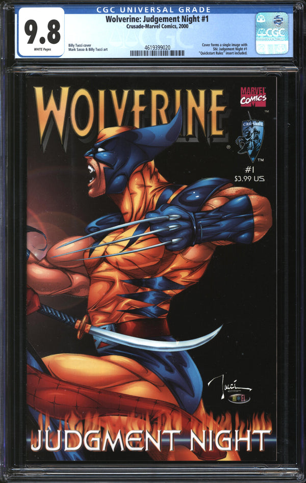Wolverine: Judgment Night (2000) #1 CGC 9.8 NM/MT