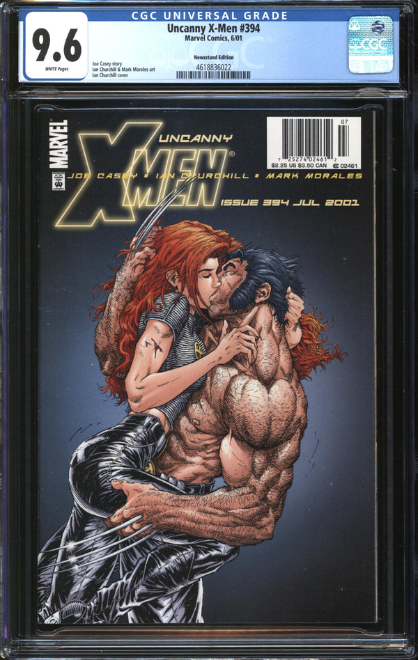 Uncanny X-Men (1981) #394 Newsstand Edition CGC 9.6 NM+