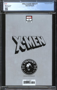 X-Men: Facsimile Edition (2025) #1 Unknown Comics Foil Edition A CGC 9.8 NM/MT