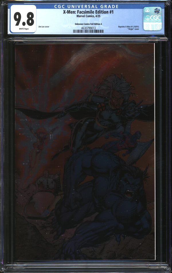 X-Men: Facsimile Edition (2025) #1 Unknown Comics Foil Edition A CGC 9.8 NM/MT