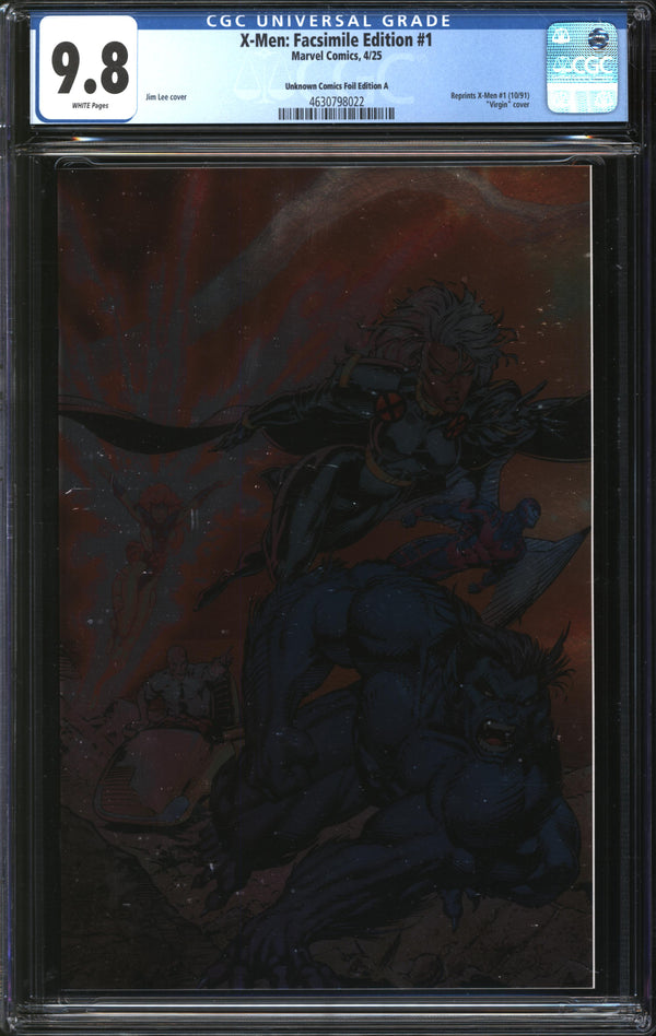 X-Men: Facsimile Edition (2025) #1 Unknown Comics Foil Edition A CGC 9.8 NM/MT