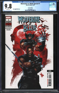 Wolverine Vs. Blade Special (2019) #1 Second Printing CGC 9.8 NM/MT