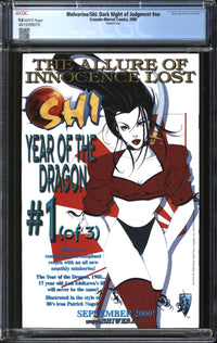 Wolverine/Shi: Dark Night Of Judgment (2000) #1 Variant Cover CGC 9.8 NM/MT