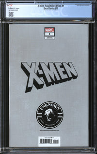 X-Men: Facsimile Edition (2025) #1 Unknown Comics Foil Edition C CGC 9.8 NM/MT