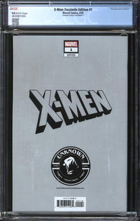 X-Men: Facsimile Edition (2025) #1 Unknown Comics Foil Edition C CGC 9.8 NM/MT
