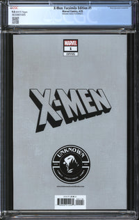 X-Men: Facsimile Edition (2025) #1 Unknown Comics Foil Edition C CGC 9.8 NM/MT