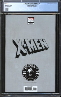 X-Men: Facsimile Edition (2025) #1 Unknown Comics Foil Edition C CGC 9.8 NM/MT