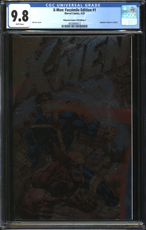 X-Men: Facsimile Edition (2025) #1 Unknown Comics Foil Edition C CGC 9.8 NM/MT