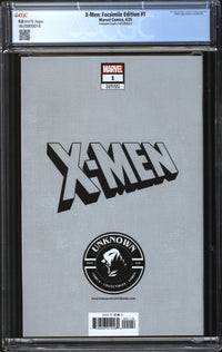 X-Men: Facsimile Edition (2025) #1 Unknown Comics Foil Edition C CGC 9.8 NM/MT
