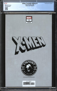 X-Men: Facsimile Edition (2025) #1 Unknown Comics Foil Edition B CGC 9.8 NM/MT